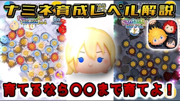 【ツムツム】ナミネ育成レベル解説！！〇〇まで育てよ！！#ツムツム #評価 #解説 #ナミネ