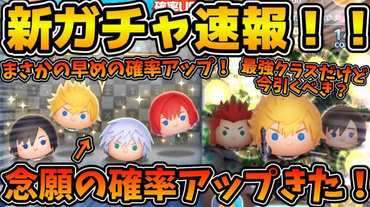 【ツムツム速報】まさかのセレボより先に確率アップがきた！！w最強のロクサス育成チャンスだけど今引くべき！？遂に全種新ツム確率アップが来るぞ！！
