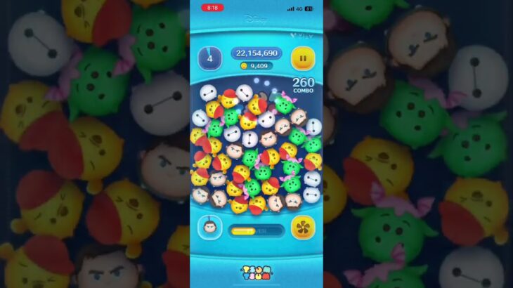 毎日万枚チャレンジ2日目#ツムツム #ツムツム最強 #ゲーム #ディズニー #ショート