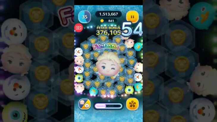 【ツムツム】エルサ&オラフ 運ゼロ！4108枚（涙）