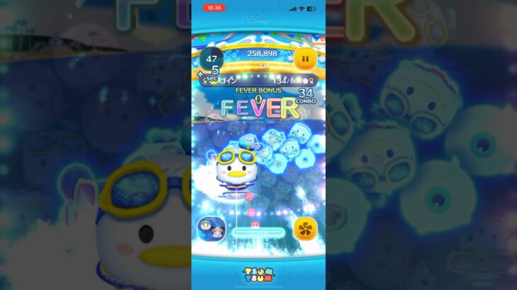 ツムツム8月ステッカーブック「今月の新ツムを使って1プレイでコインを800枚稼ごう」 #ツムツム #マリンドナルドミッキー