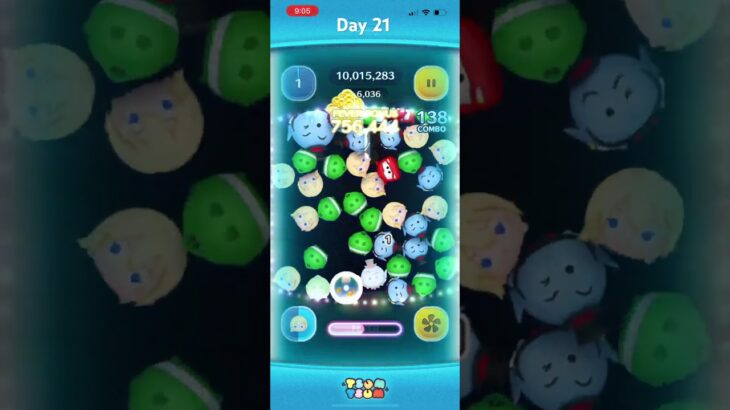 Day 22 want to play mario!!🛒#tsumtsum #ツムツム #mario #ナミネ