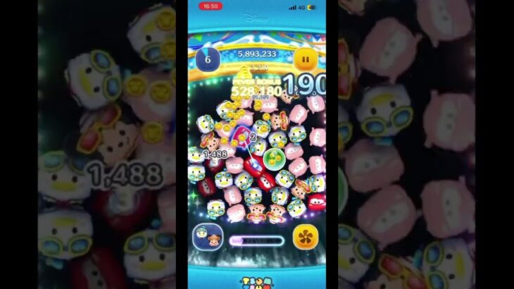 ツムツム　マリンドナルド&ミッキーが　強すぎてやばい