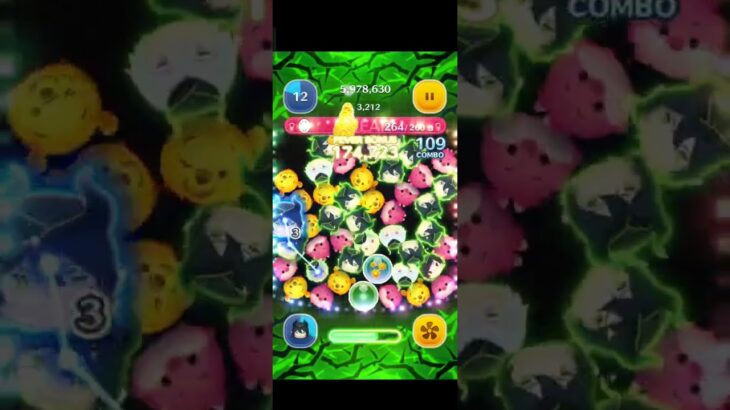【ツムツム】マレウス練習6日目早くチェーンする方法教えてー！#ツムツム #ディズニー